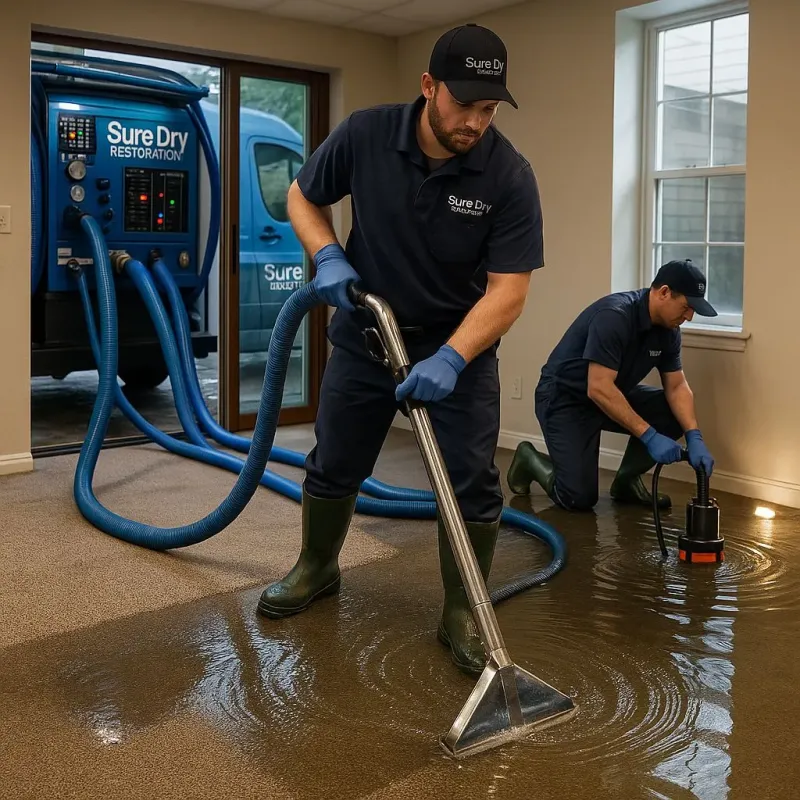 Water Extraction and Removal process in Clovis, CA